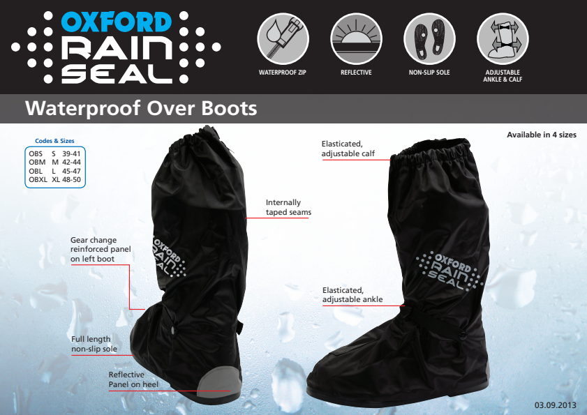 

Rainseal Over Boots presenter

